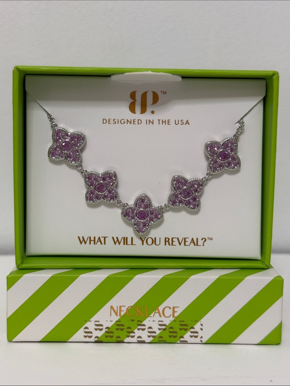 Bomb Party August 2026 Birthday Pink Clovers Rhodium - Happily Ever After